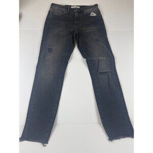 Mavi Jeans Women's 27 Black Alissa Ankle High Rise Super Skinny